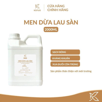 Men Dừa Lau Sàn Thiên Nhiên Hương Sả Chanh Làm Sạch Kháng Khuẩn Xua Đuổi Côn Trùng