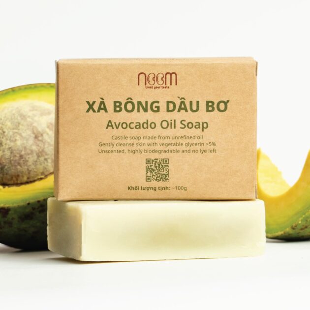 Xà Bông Dầu Bơ- Bánh 100g