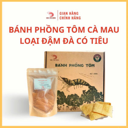 Bánh Phồng Con Tôm Rừng: Phồng Tôm - Phồng Rau Củ; 100 - 500g